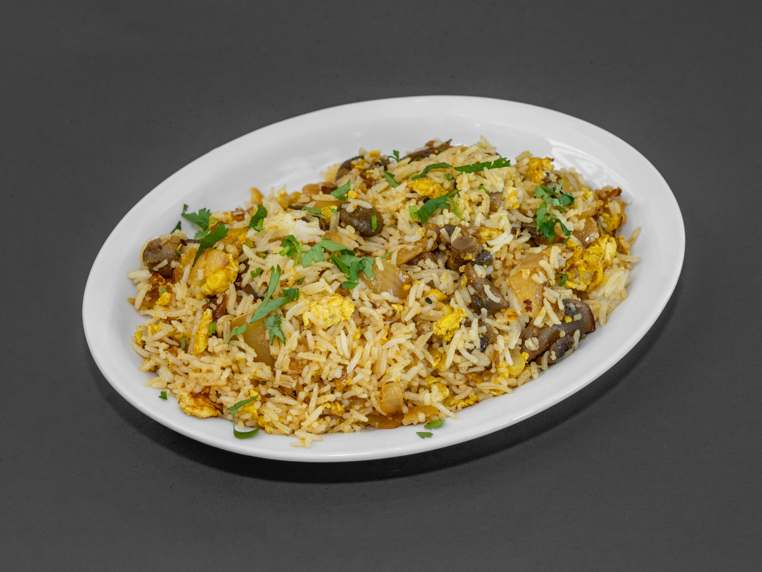 Mushroom Egg Fried Rice